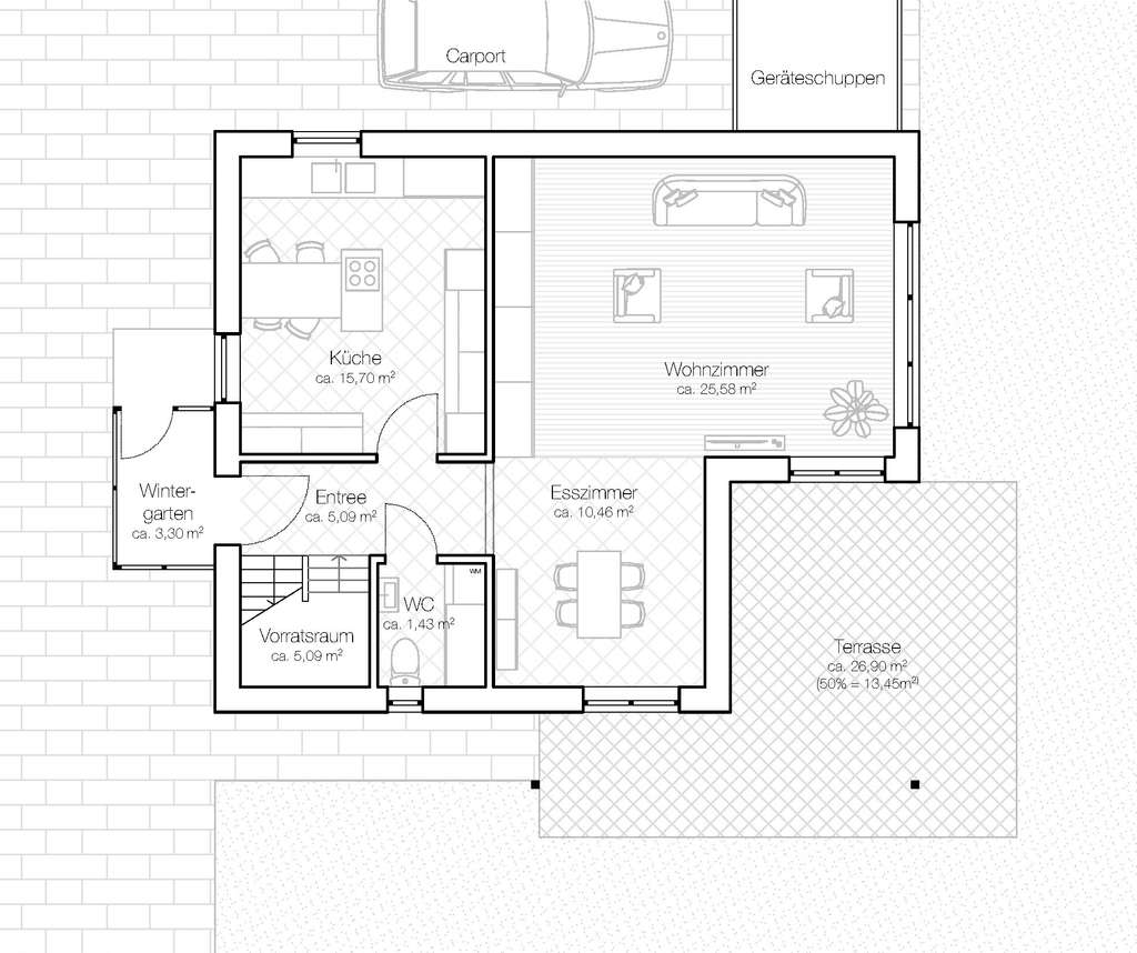 Immobilie in Emmering - Traumhaus für Familien, große Terrasse und eingewachsener Garten  auf Erbpacht - Bild 0