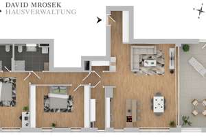 Moderne 3-Zi.- Wohnung mit großer Loggia (W4) – Innstraße 40, 83022 Innenstadt, Rosenheim – Vorschaubild 4