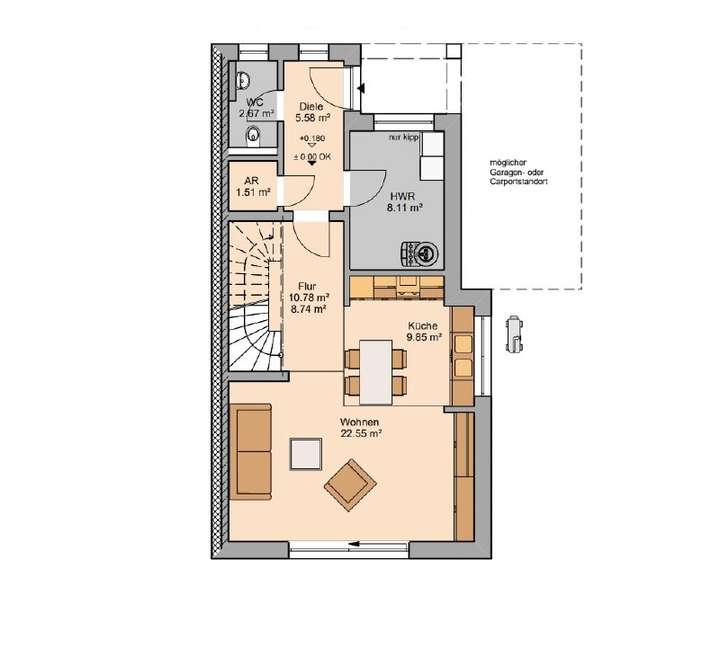 Grundriss Erdgeschoss