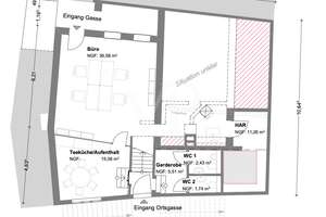 Repräsentatives Stadthaus mit Büro-/Praxisoption und Wohnen am historischen Marktplatz – Die vollständige Adresse der Immobilie erhältst du vom Anbieter., 40822 Mettmann – Vorschaubild 24