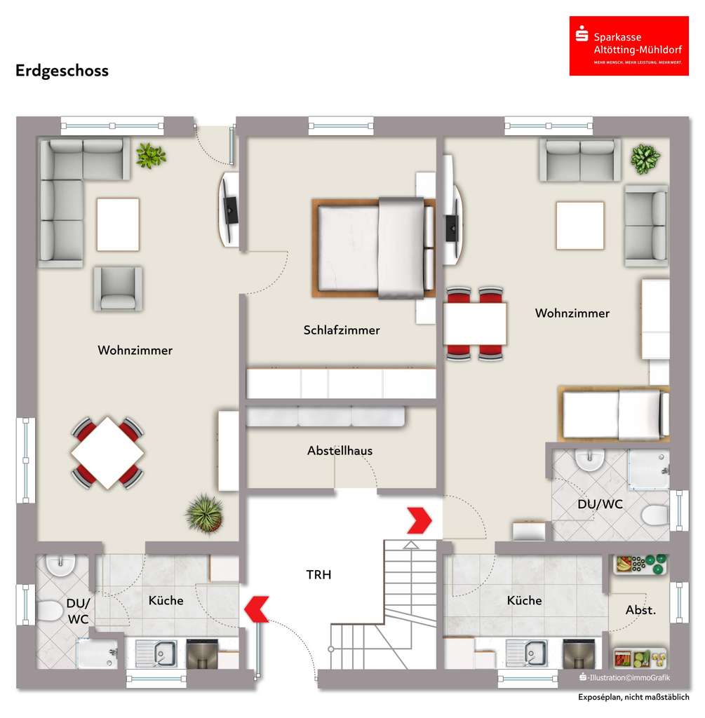 Immobilie in Ampfing - Solides Mehrfamilienhaus in Ampfing - Bild 3