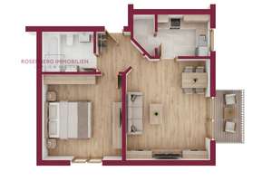 Provisionsfrei: 2-Zimmer-Kapitalanlage mit Balkon, Stellplatz & 5,30% Rendite im Leipziger Westen! – 4178 Burghausen-Rückmarsdorf, Leipzig – Vorschaubild 2