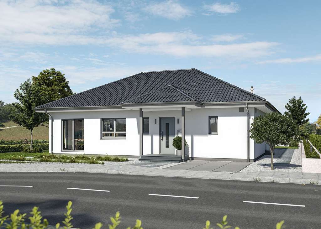 Immobilie in Karlshuld - Architekten-Bungalow mit Charakter mit Massahaus - Bild 1