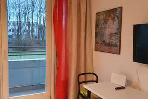 Exklusive, gepflegte 1-Zimmer-Wohnung mit Balkon und Einbauküche in Bogenhausen, München – Freischützstr. 110, 81927 Johanneskirchen, München – Vorschaubild 7