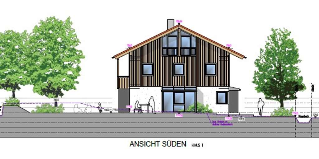 Immobilie in Hausham - Neubau- Dopplehaus in schöner Wohnlage Hausham, nahe dem Schliersee - Bild 2