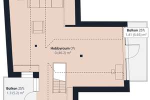 3-Zimmer Maisonette zzgl. Studio im DG, Kamin und 3 Balkonen | Pforzheim – Die vollständige Adresse der Immobilie erhältst du vom Anbieter., 75175 Oststadt, Pforzheim – Vorschaubild 17
