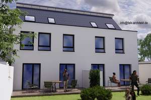 DHH, Effizienzklasse A+, KfW 40 mit PV-Anlage, Fußbodenheizung, Grundstück,  Wohnkeller. – 40472 Rath, Düsseldorf – Vorschaubild 2