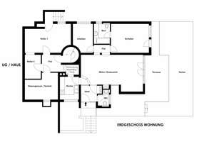 *Provisionsfrei* Außergewöhnliches Zweifamilienhaus im Grünen mit Wintergarten & Design-Kamin – Rosmerthastraße xx, 55126 Finthen, Mainz – Vorschaubild 65