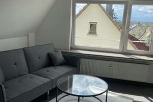 Modernes & möbliertes 1-Zimmer-Apartment in Stuttgart-Möhringen – Top Lage, stilvoll eingerichtet – Die vollständige Adresse der Immobilie erhältst du vom Anbieter., 70567 Möhringen-Mitte, Stuttgart – Vorschaubild 1