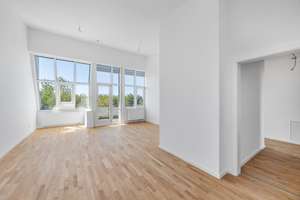Wohnerlebnis mit bis zu 4 m Deckenhöhe – Dachterrasse & Alpenblick – Die vollständige Adresse der Immobilie erhältst du vom Anbieter., 81829 Messestadt Riem, München – Vorschaubild 2