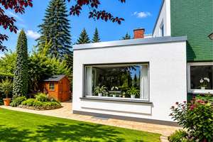 Charaktervolles Architekten-Reihenendhaus mit großem Garten, 2 Garagen und Freizeit-/Weinkeller – Die vollständige Adresse der Immobilie erhältst du vom Anbieter., 12277 Marienfelde, Berlin – Vorschaubild 3