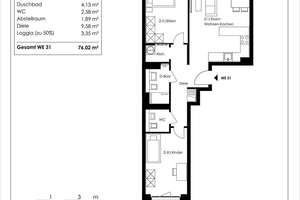 3-Zimmer-Wohnung mit ruhiger Loggia in Weißensee! – Roelckestraße 111, 13086 Weißensee, Berlin – Vorschaubild 11