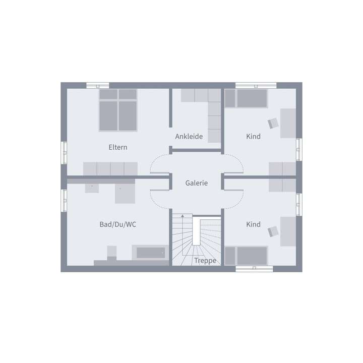 Grundriss Obergeschoss