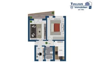 2- Zimmer-Eigentumswohnung mit Balkon in Essen-Altendorf – Die vollständige Adresse der Immobilie erhältst du vom Anbieter., 45143 Altendorf, Essen – Vorschaubild 15