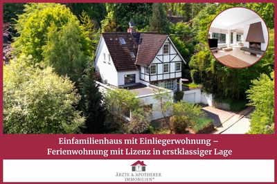 Einfamilienhaus mit Einliegerwohnung – Ferienwohnung mit Lizenz in erstklassiger Lage