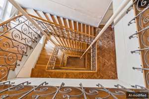 Außergewöhnliche Dachgeschosswohnung mit offener Galerie, hohen Decken und Fischgrätparkett – 81541 Obergiesing, München – Vorschaubild 2
