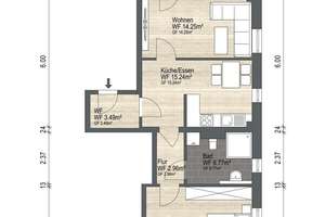 +++ Innerstädtisches Neubauinvestment! Langfristig vermietete 2-Zimmer-Pflegewohnung mit Balkon +++ – Die vollständige Adresse der Immobilie erhältst du vom Anbieter., 1159 Friedrichstadt, Dresden – Vorschaubild 23
