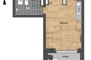 Luxuriöses, möbliertes Einzimmer-Apartment – Candidstraße 21, 81543 Siebenbrunn, München – Vorschaubild 16