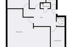 Helle 3-Zimmer-Wohnung mit Balkon, sep. WC & Kellerraum – Celle Nordfeld – Nordfeld 7, 29229 Celle – Vorschaubild 11
