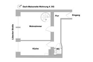 Charmante Maisonette-Wohnung mit großzügiger Dachterrasse mitten in Köln – Lübecker Straße 14, 50670 Neustadt/Nord, Köln – Vorschaubild 19