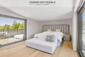 Oben angekommen. Und der private Aufzug sorgt dafür, dass es auch so bleibt. Design-Penthouse! – Die vollständige Adresse der Immobilie erhältst du vom Anbieter., 81479 Solln, München – Vorschaubild 5