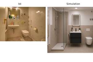 Erstbezug nach Komplettsanierung: Hochwertig möblierte 1 Zimmer Wohnung mit Balkon ab 01. September – Hochstraße 21A, 81539 Obere Au, München – Vorschaubild 4