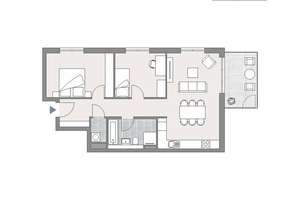 Helle 3-Zimmer-OG-Wohnung mit Balkon – Attraktiver Grundriss, optimale Lage - WE07 – Altdorfer Straße 12, 12205 Lichterfelde, Berlin – Vorschaubild 8