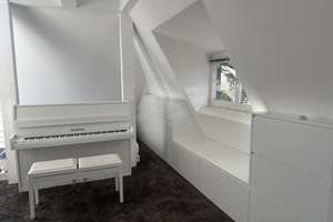 Möblierte 65  m² Dachwohnung mit Balkon in München-Sendling-Westpark, nur an eine Person – Waxensteinstrasse 34, 81377 Am Waldfriedhof, München – Vorschaubild 12