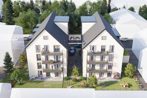QNG-zertifiziert: Zwei Zimmer Wohnung mit Loggia in Westausrichtung – Eichlerstraße 18, 86154 Links der Wertach-Nord, Augsburg – Vorschaubild 3