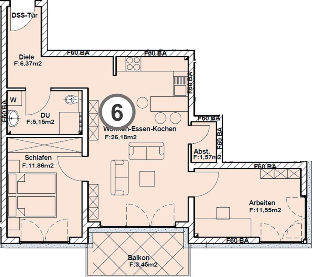Immobilie in Nastätten - Haus "Johanneshöhe" - Wohnung 6 - Bild 4