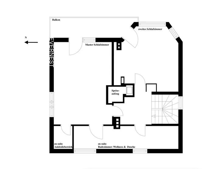 Layout first floor