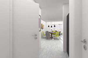 WOW großzügige, helle und freundliche 4 Zi. Neubau Whg. mit Balkon und EBK Bieber Nord – 63073 Bieber, Offenbach am Main – Vorschaubild 2