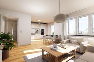Erstbezug nach Sanierung -  4-Zimmerwohnung mit großem West-Balkon in Zollstock