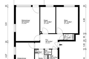 Kein Erbpacht -Attraktive 4-Zimmer-Erdgeschosswohnung mit Terrasse in Hamburg-Harburg Langenbek – Die vollständige Adresse der Immobilie erhältst du vom Anbieter., 21079 Langenbek, Hamburg – Vorschaubild 2