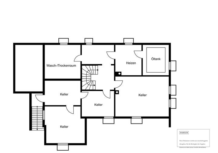 Grundriss Keller