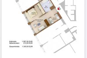 Helle 2-Zi.-Whg. mit Blick auf den Michel / Bright 1-bed flat with view of St. Michael’s Church. – Hamburg – Vorschaubild 2
