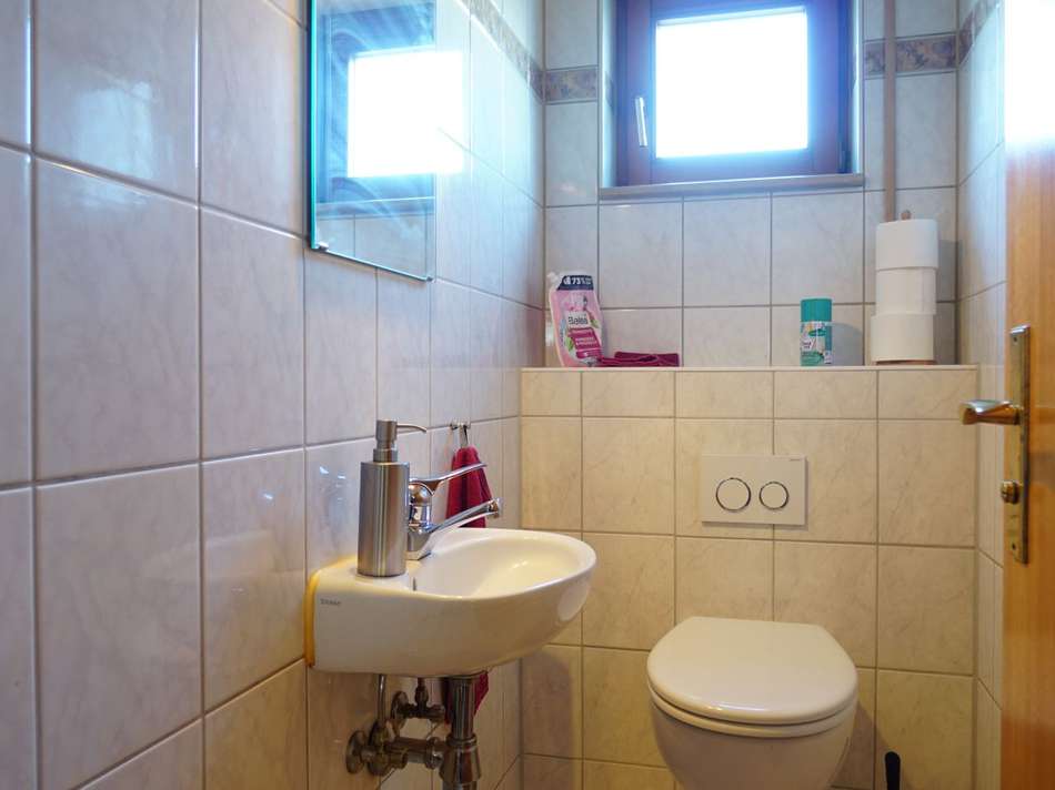 WC im Erdgeschoss