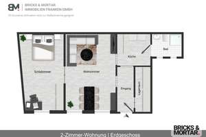 Hohe Decken, viel Licht: so wohnt es sich im Fürther Altbau: EG-Wohnung, ab sofort bezugsfrei – 90762 Altstadt, Innenstadt, Fürth – Vorschaubild 8
