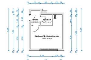 Saniertes und vollmöbliertes Appartement in Ehrenfeld - ideal für Studenten – Die vollständige Adresse der Immobilie erhältst du vom Anbieter., 50827 Ossendorf, Köln – Vorschaubild 11