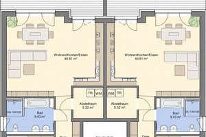 Neubau-Erdgeschosswohnung mit Südterrasse und Garten | barrierearm | Bochum-Stiepel – Krockhausstraße 11, 44797 Stiepel, Bochum – Vorschaubild 8