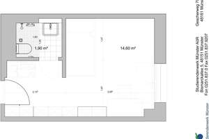 *NUR FÜR STUDENTEN* möblierte 1-Zimmerwohnung in Münster mit Anmeldung ab 01.08.26 - 31.03.27 – Gescherweg 82, 48161 Gievenbeck, Münster – Vorschaubild 4