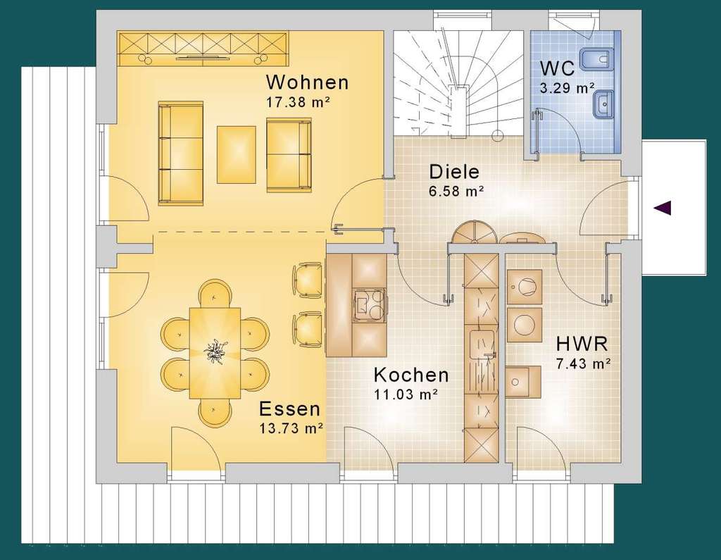 Immobilie in Wagenfeld - Modernes Neubau-Satteldachhaus in Wagenfeld – Zeitlos wohnen mit Zukunft - Bild 3