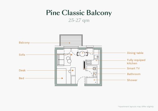 Pine Classic Balcony