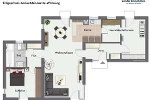 4-Parteien-Ensemble in grüner Citylage: 3-Familienhaus mit Anbau! – Die vollständige Adresse der Immobilie erhältst du vom Anbieter., 40878 Zentrum, Ratingen – Vorschaubild 41