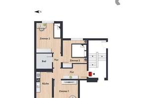 Erdgeschosswohnung in grüner Umgebung // EG links – Breslauer Str. 253, 38440 Laagberg, Wolfsburg – Vorschaubild 12