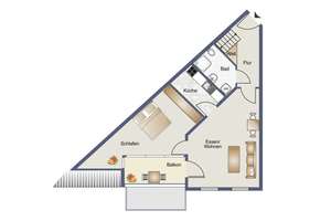 Dachgeschosswohnung mit Loggia in Oldenburg-Bloherfelde! – Die vollständige Adresse der Immobilie erhältst du vom Anbieter., 26129 Bloherfelde, Oldenburg (Oldenburg) – Vorschaubild 15