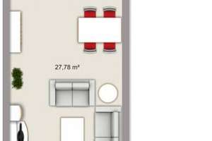 Großzügiges 1-Zimmer-Appartement mit großer Südterrasse und Gartenanteil in München-Olympiadorf – Die vollständige Adresse der Immobilie erhältst du vom Anbieter., 80809 Am Riesenfeld, München – Vorschaubild 2