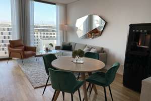 Luxury Furnished Mitte Home with Balcony, Gym & Concierge – TV Tower Views