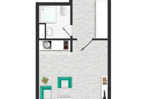 Singlewohnung in Top-Lage – Die vollständige Adresse der Immobilie erhältst du vom Anbieter., 47799 Cracau, Krefeld – Vorschaubild 6
