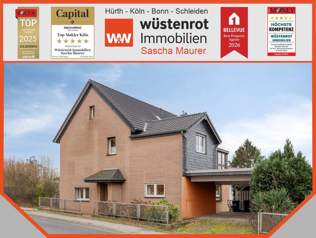 Immobilie in Leichlingen - Großzügiges Ein- oder Zweifamilienhaus mit Charme, Gartenparadies & vielen Möglichkeiten - Bild 0